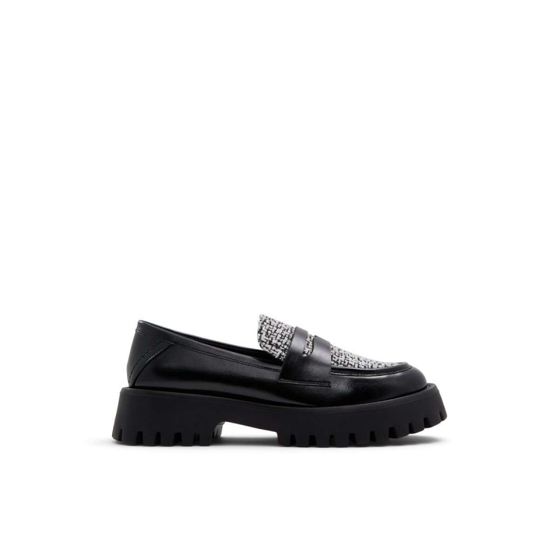 Mocassin Call It Spring Shylo Black/White Femme | VHJ-4677686